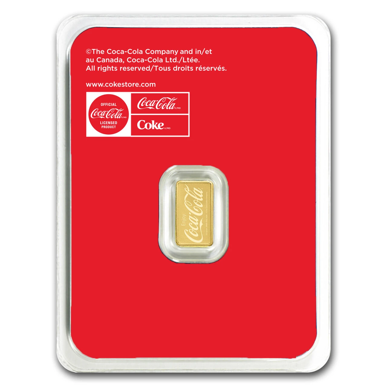 Pamp Suisse 0.5g Coca-cola Gold Bar