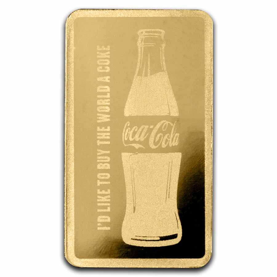 Pamp Suisse 0.5g Coca-cola Gold Bar