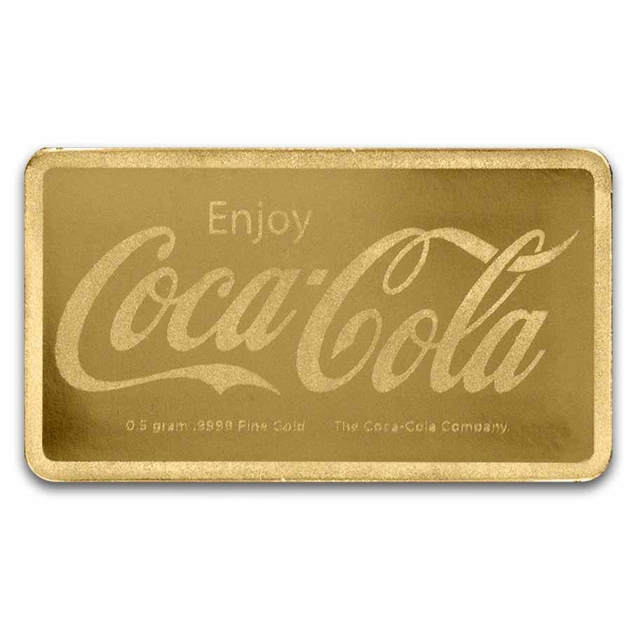 Pamp Suisse 0.5g Coca-cola Gold Bar