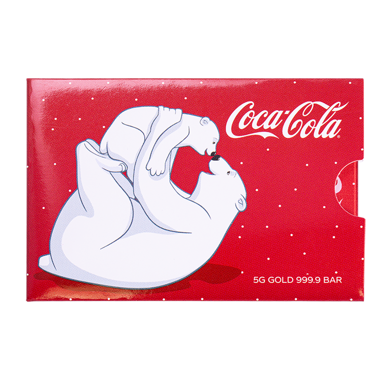 Pamp Suisse Coca-cola Holiday Polar Bear 5g Minted Bar