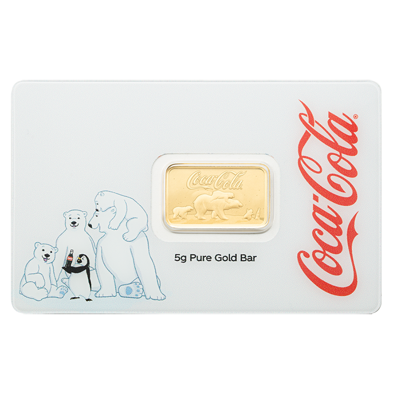 Pamp Suisse Coca-cola Polar Bear & Friends 5g Minted Bar