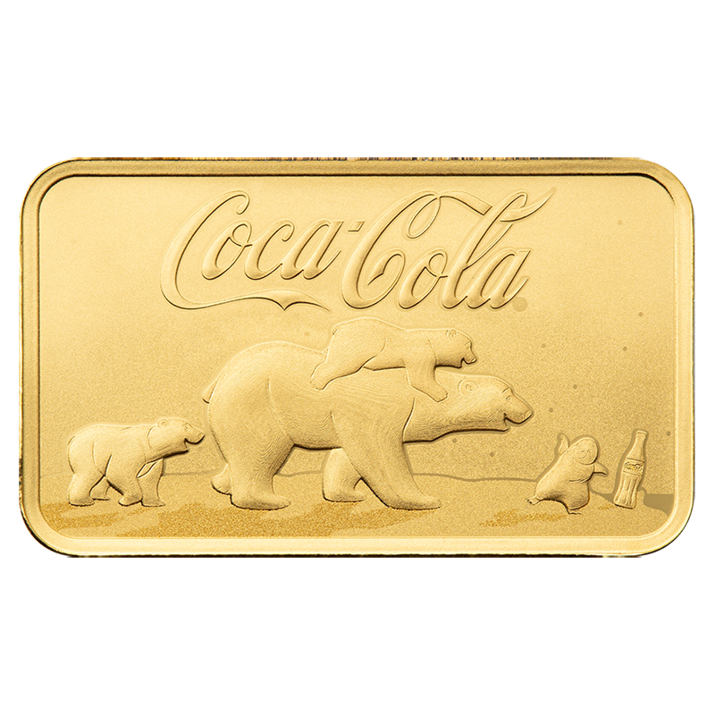 Pamp Suisse Coca-cola Polar Bear & Friends 5g Minted Bar