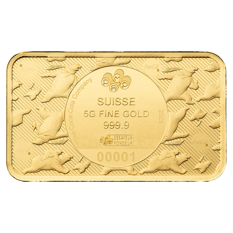 Pamp Suisse Coca-cola Polar Bear & Friends 5g Minted Bar
