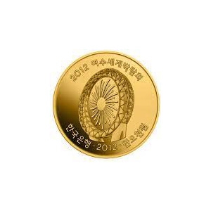 Komsco 2012 Yeosu Expo 1/4 oz Proof Gold