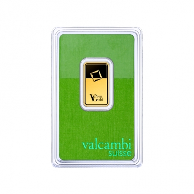 valcambi Suisse 10 gram Green Minted bar