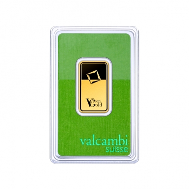 valcambi Suisse 20 gram Green Minted bar
