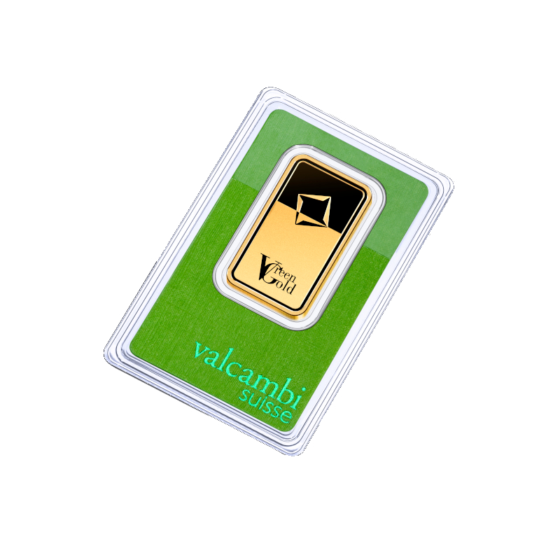 valcambi Suisse 1 oz Green Minted bar
