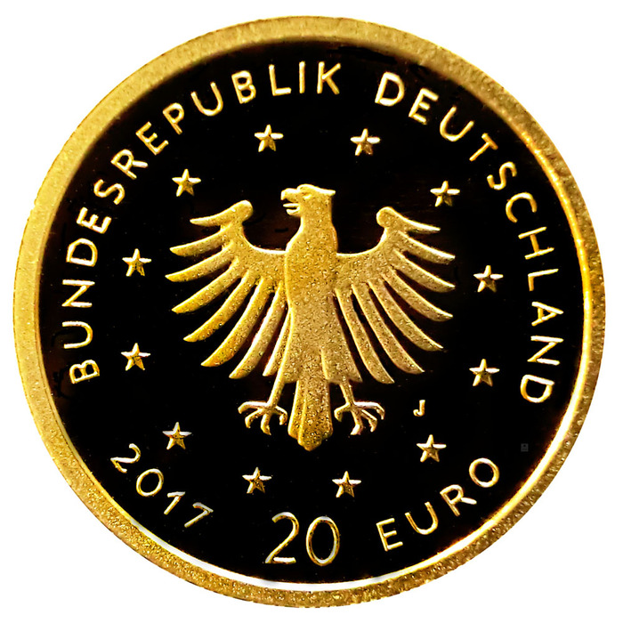 Bundesrepublik Deutschland 2017 Pirol 1/8oz Gold Coin