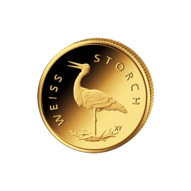 Bundesrepublik Deutschland 2020 Weiss Storch 1/8oz Gold Coin