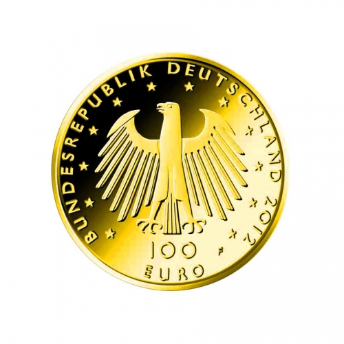 Bundesrepublik Deutschland 2012 Unesco AACHEN Cathedral 1/2oz Gold Coin