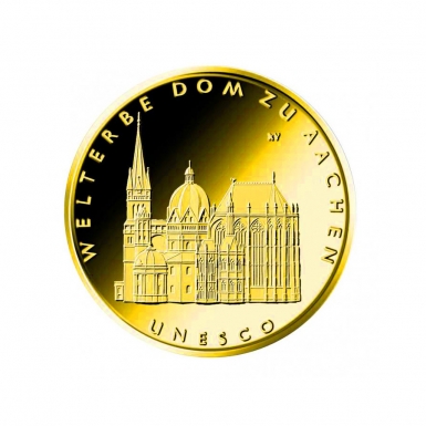 Bundesrepublik Deutschland 2012 Unesco AACHEN Cathedral 1/2oz Gold Coin