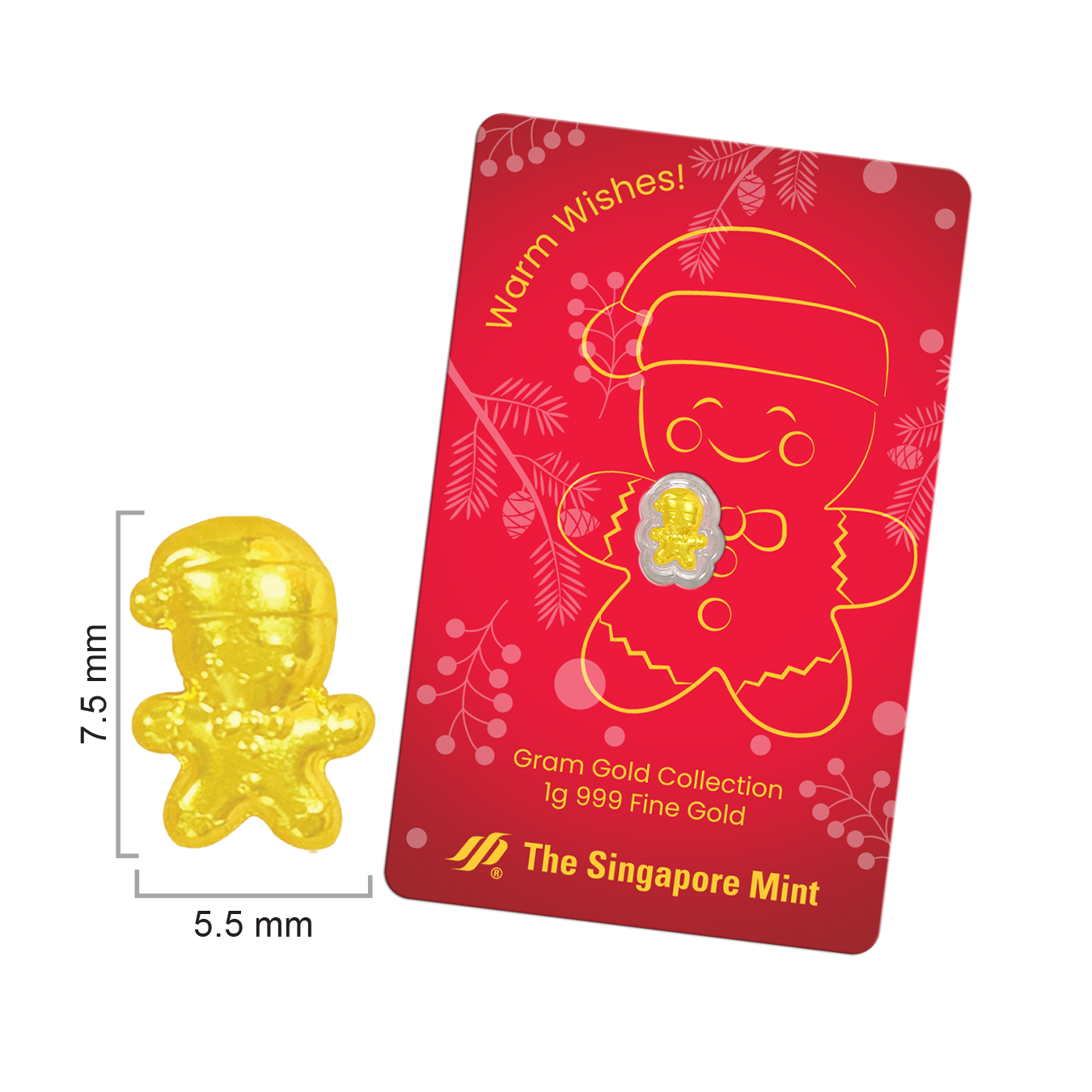 Singapore mint 1 Gram Collections Gingerbread
