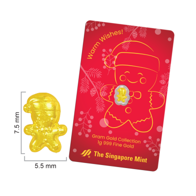 Singapore mint 1 Gram Collections Gingerbread