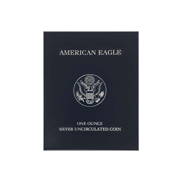 2011-W 1oz Burnished Silver American Eagle Coin (w/Box&COA)