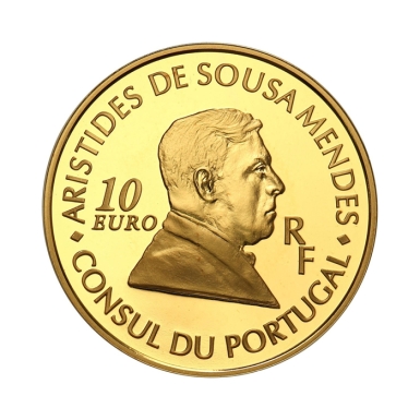 2007 aristides de sousa mendes 1/4oz Gold Coin