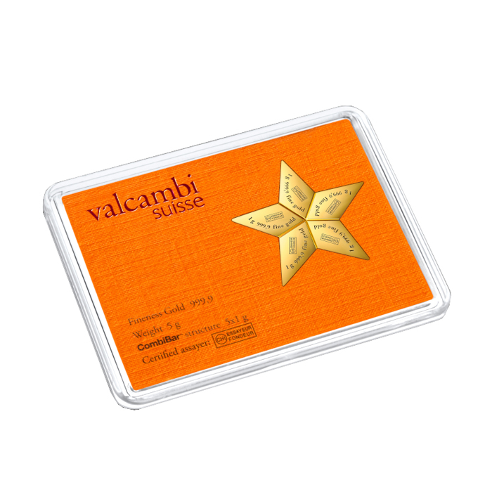Valcambi Star Combicoin 5 x 1g