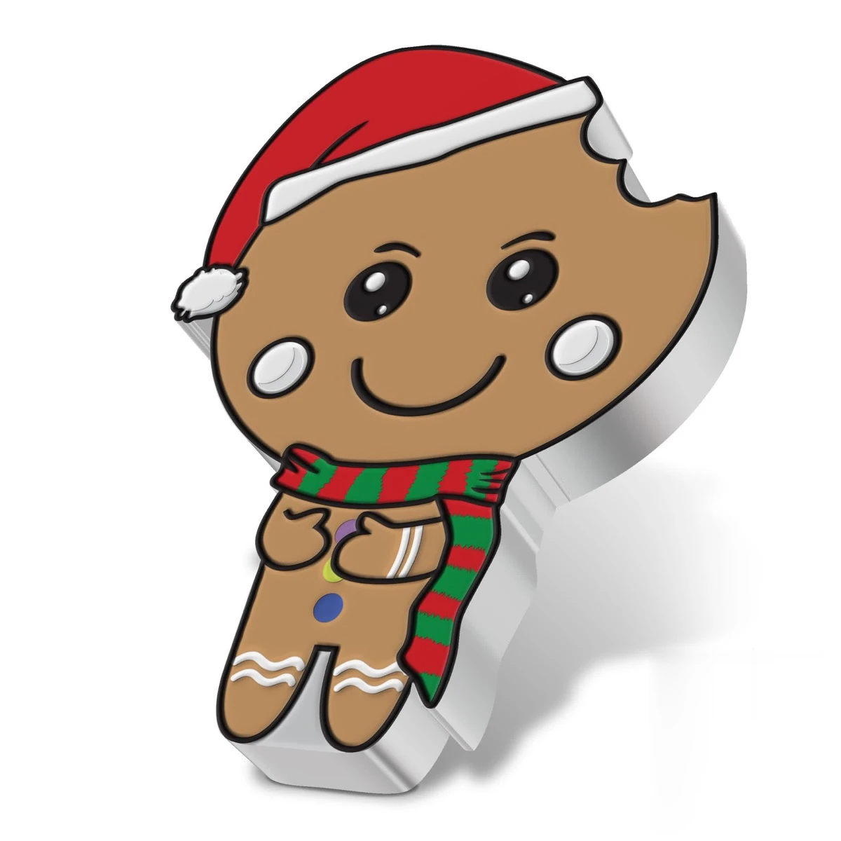 Chibi Collection - Gingerbread Man Silver Proof 1oz Coin