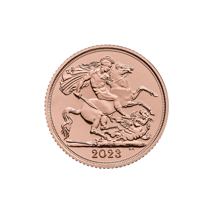 King Charles III The Coronation Half Sovereign 2023