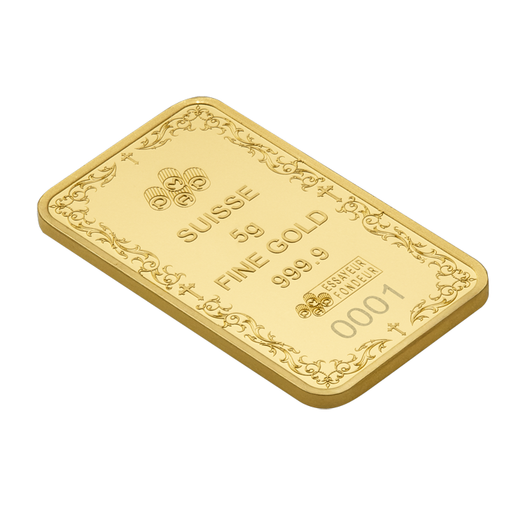 Pamp Suisse New Cross of Christianity 5g Minted Bar