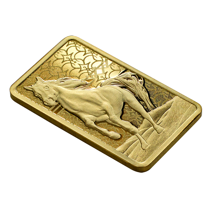 Pamp Suisse Arabian House 5g Minted Bar (w/Box & Pendent)