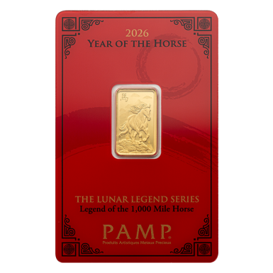 Pamp Suisse Lunar 2026 House 2.5g Gold Bar