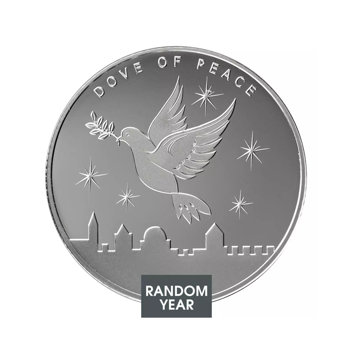 ICMC Dove of peace 1oz silver Round