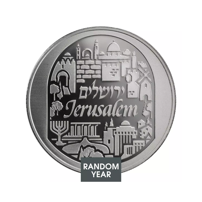 ICMC Jerusalem 1oz silver Round