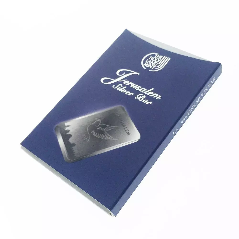 ICMC 1oz silver Dove of Peace in a gift box