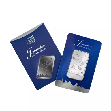 ICMC 1oz silver Dove of Peace in a gift box