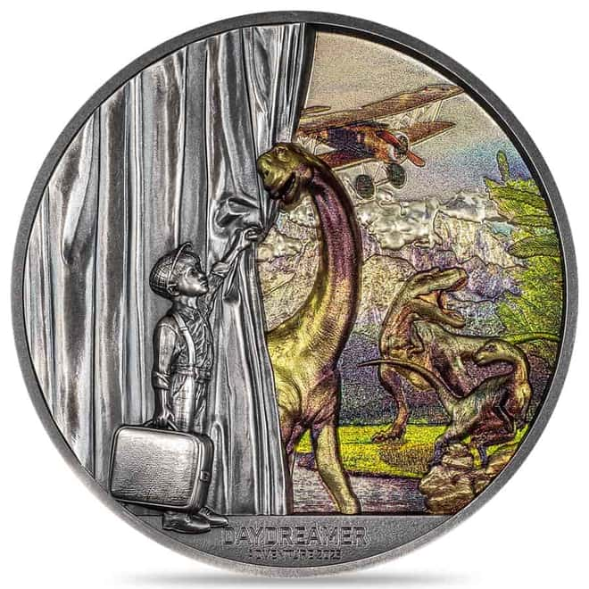 CIT 2023 Palau Daydreamer Adventure 2oz Antiqued silver coin