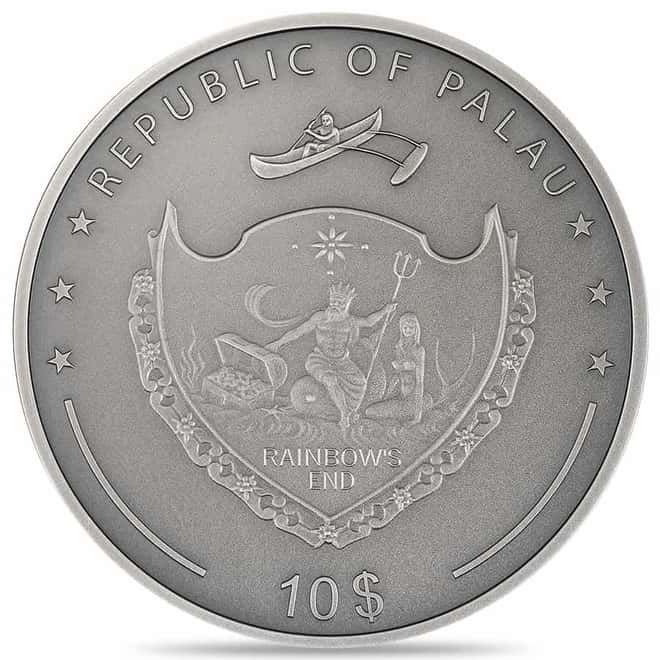 CIT 2023 Palau Daydreamer Adventure 2oz Antiqued silver coin