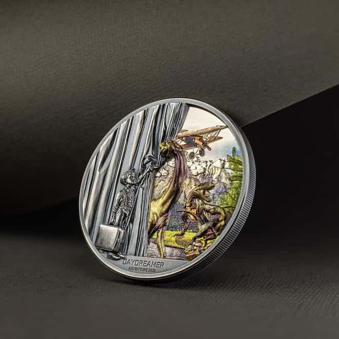 CIT 2023 Palau Daydreamer Adventure 2oz Antiqued silver coin