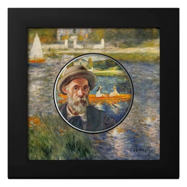 CIT Masters of Art Auguste Renoir 2oz coloured silver coin