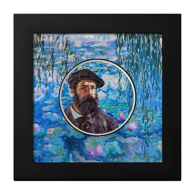 CIT Masters of Art Claude Monet 2oz coloured silver coin