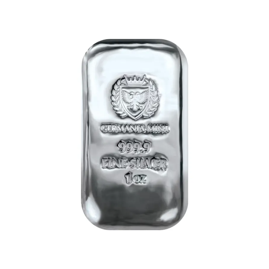 Germania Mint 1oz 9999 Silver Cast Bar