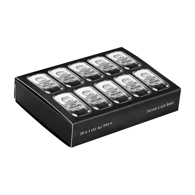 Germania Mint 1oz 9999 Silver Cast Bar