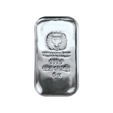 Germania Mint 1oz 9999 Silver Cast Bar