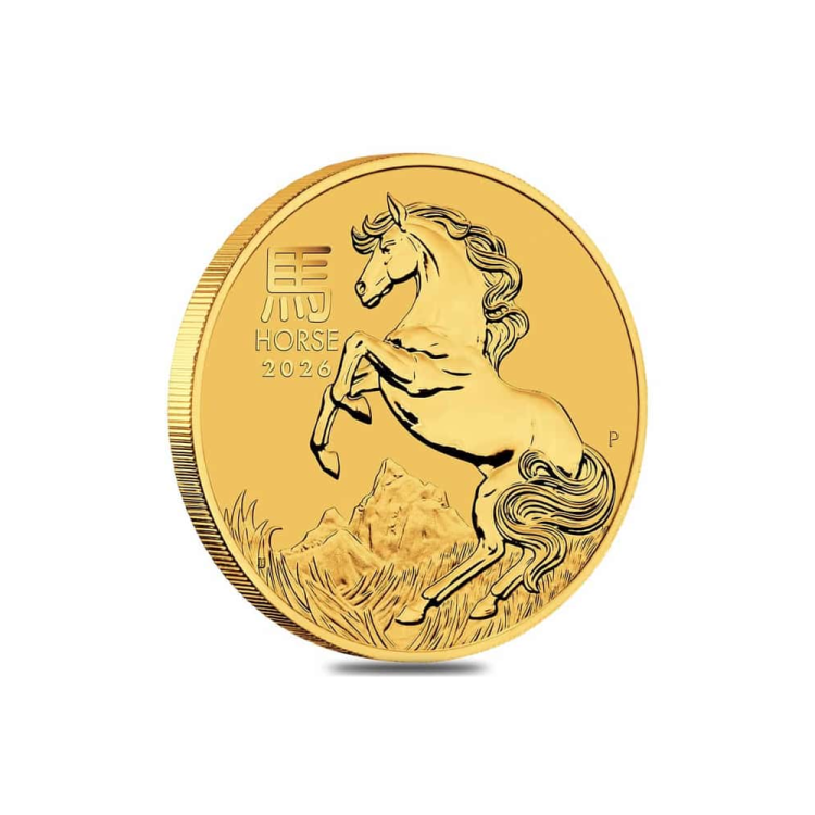 2026 Australian Lunar Year of the Horse 1/10 Gold coin