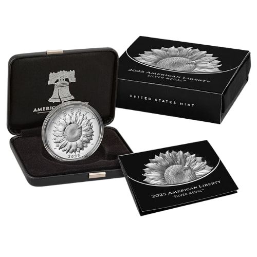2025 P American Liberty  Sunflower Proof 1oz Medal