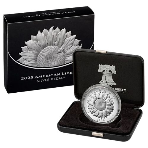 2025 P American Liberty  Sunflower Proof 1oz Medal