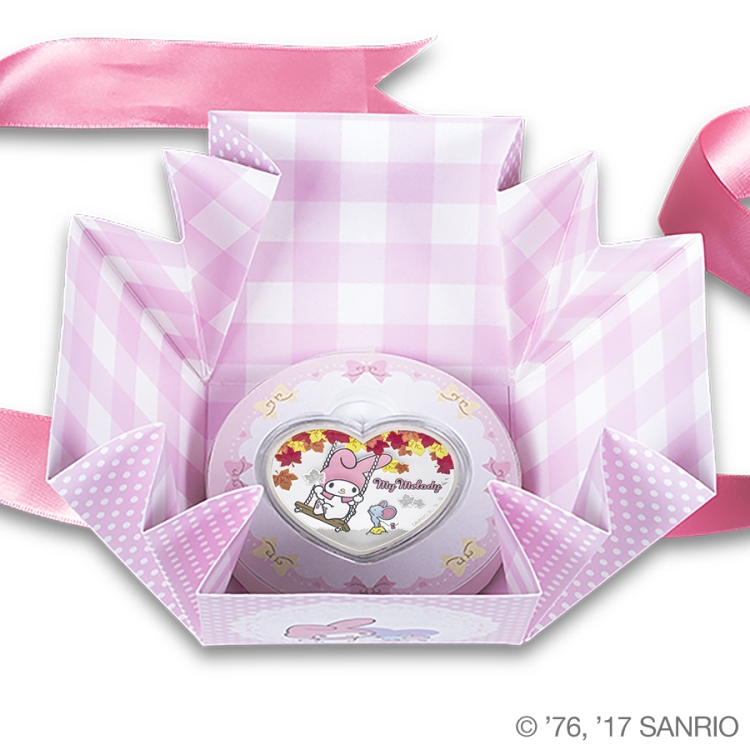Hello Kitty My Melody Fall Leaves 1oz Silver Proof