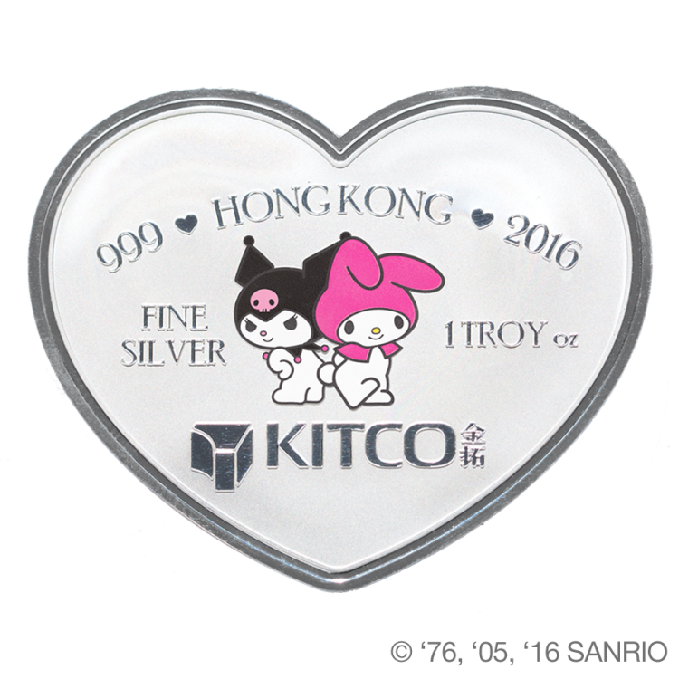 Hello Kitty My Melody Summer Splash 1oz Silver Proof