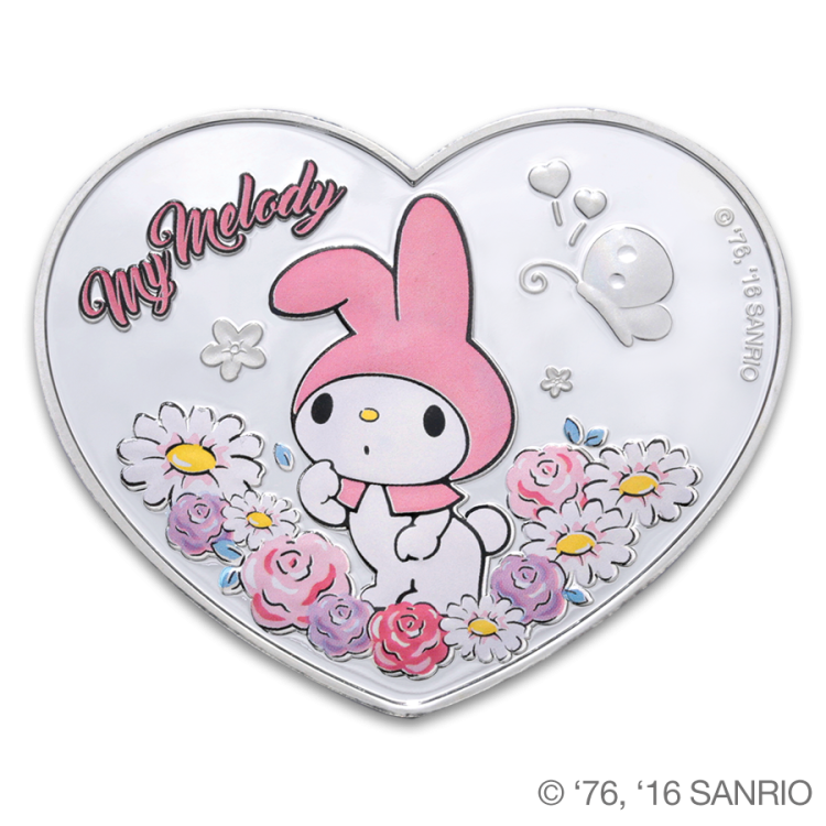 Hello Kitty My Melody Spring Blossom 1oz Silver Proof