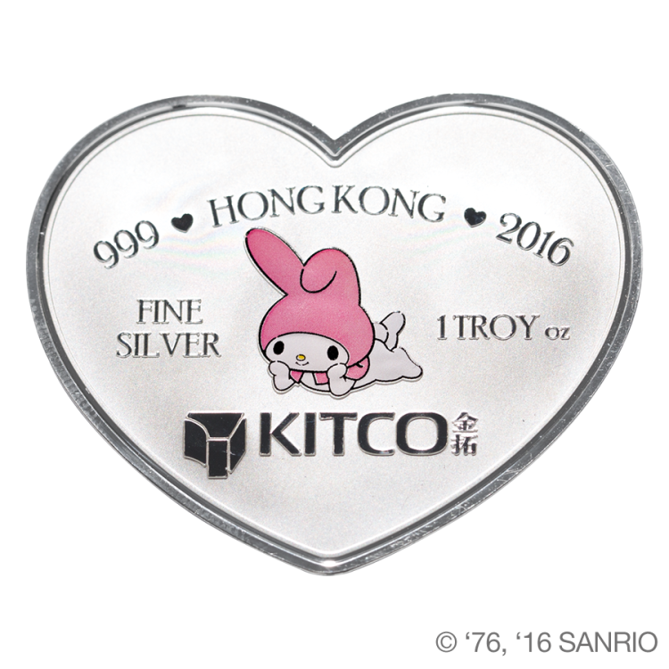 Hello Kitty My Melody Spring Blossom 1oz Silver Proof