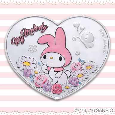 Hello Kitty My Melody Spring Blossom 1oz Silver Proof