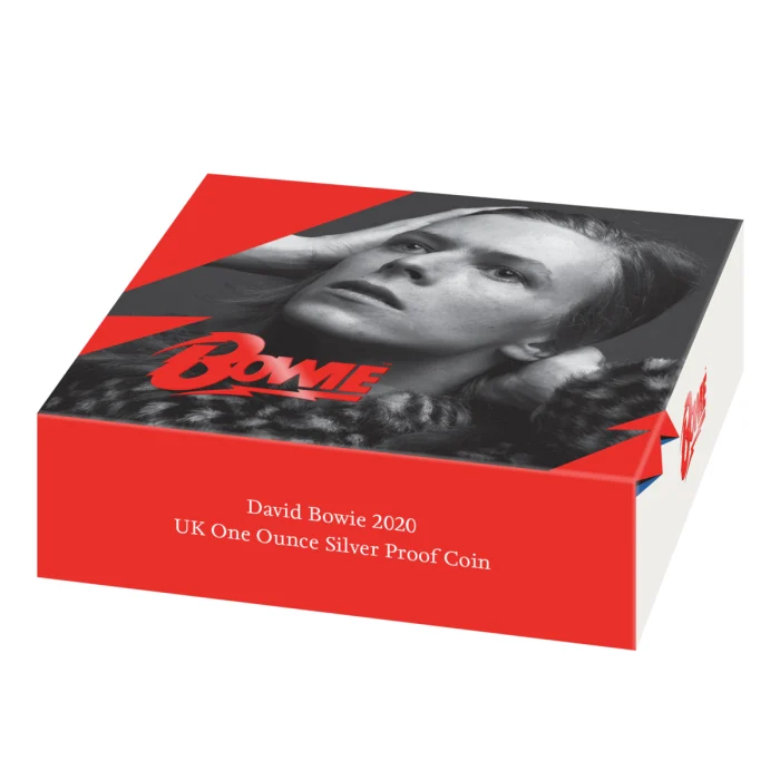 Great Britain Music Legends David Bowie 1oz silver proof coin