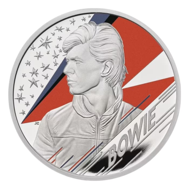 Great Britain Music Legends David Bowie 1oz silver proof coin