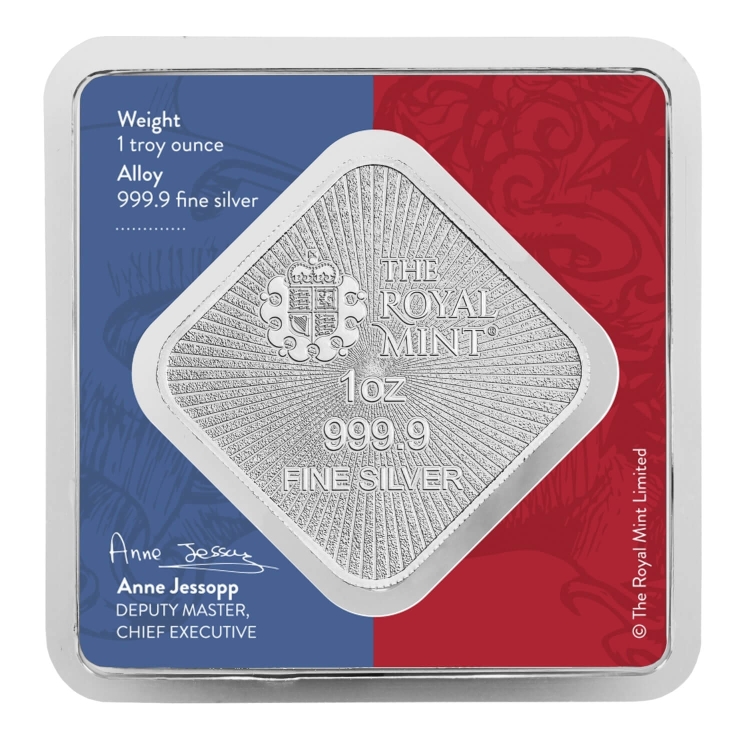 Britania and Liberty 1oz Silver Bar (in Blister)