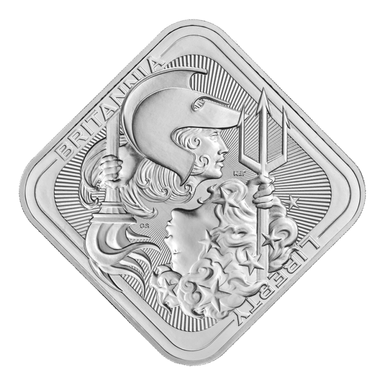 Britania and Liberty 10oz Silver Bar