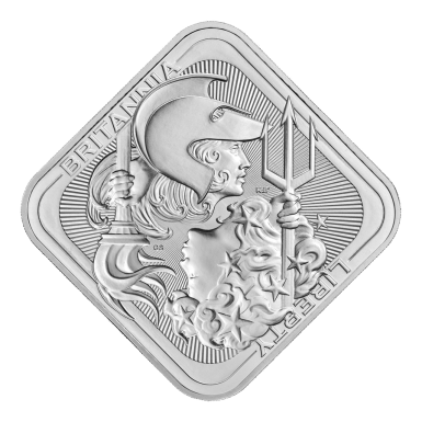 Britania and Liberty 10oz Silver Bar